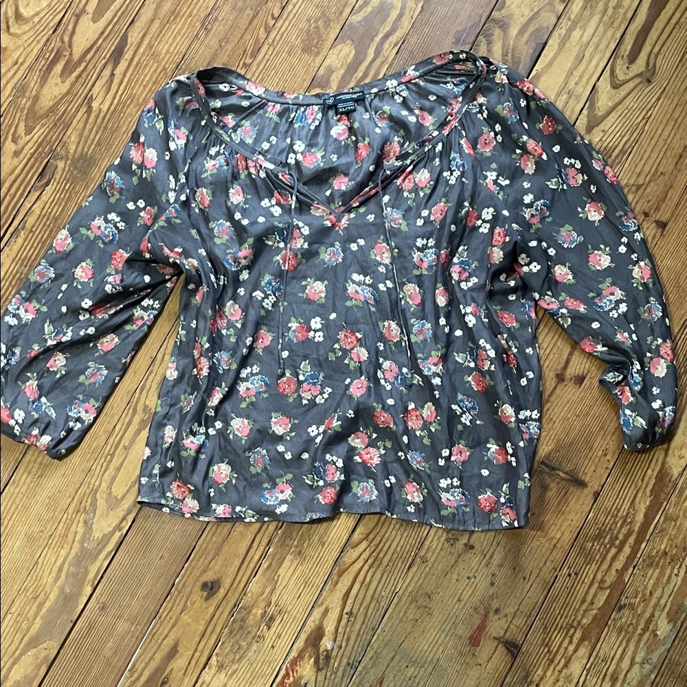 American Eagle Outfitters Floral Blouse